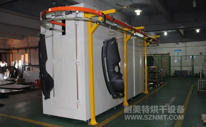 汽車(chē)內(nèi)飾板懸掛隧道式烘干爐